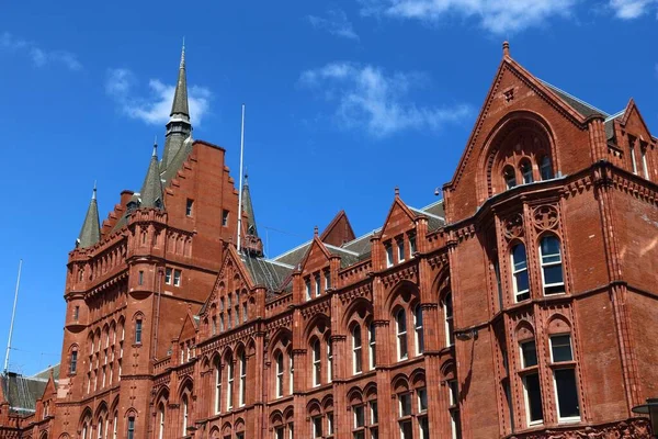 London Großbritannien Holborn Bars Gebäude Grade Denkmalgeschütztes Viktorianisches Terrakottahaus — Stockfoto