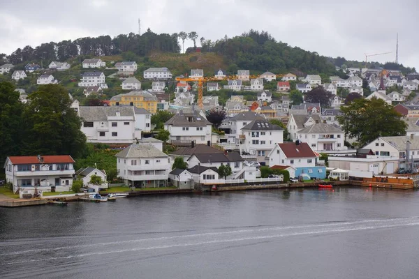 Ciudad Portuaria Farsund Condado Vest Agder Noruega —  Fotos de Stock