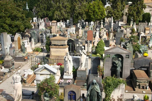 Milan Italie Octobre 2010 Cimitero Monumentale Milan Italie Cimetière Monumental — Photo