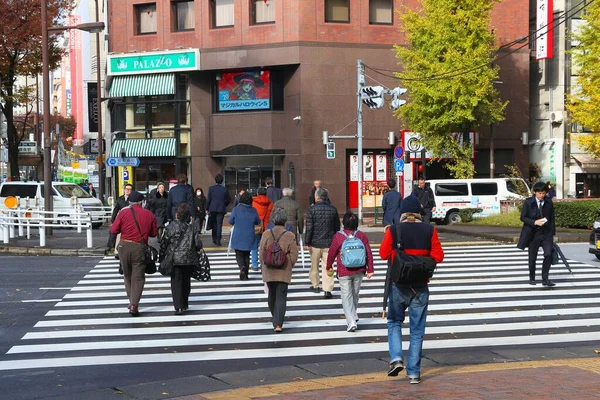 Tokyo Japão Dezembro 2016 Pessoas Visitam Distrito Ginza Tóquio Japão — Fotografia de Stock