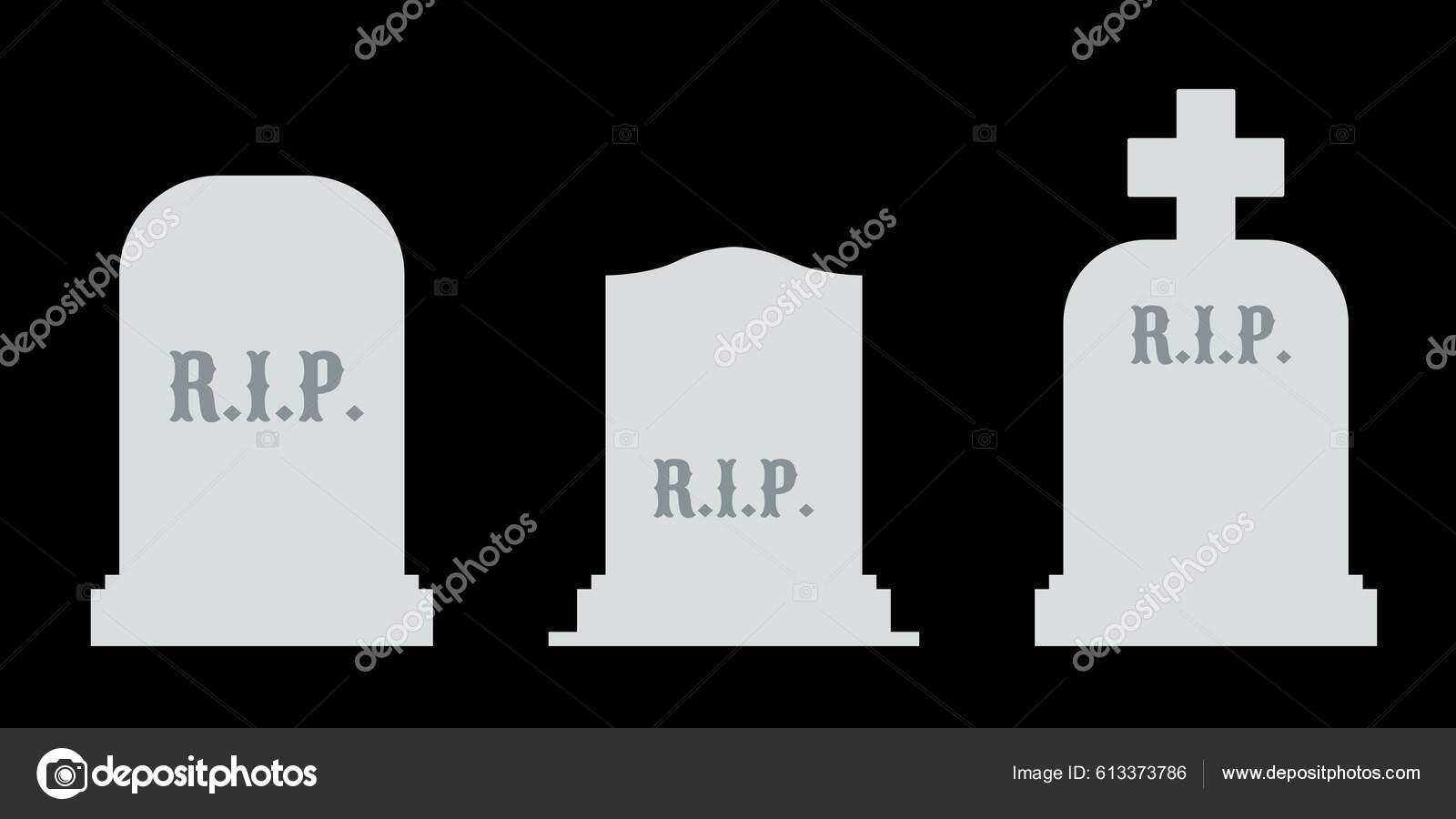 Tombstone Rip Vector Hd PNG Images, Death Rip Tombstone