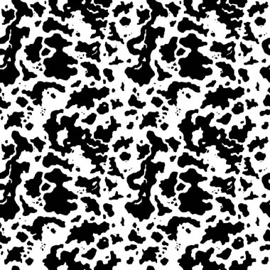 İnek derisi pürüzsüz desen. Moda tasarımı için inek gizleme vektör dokusu.