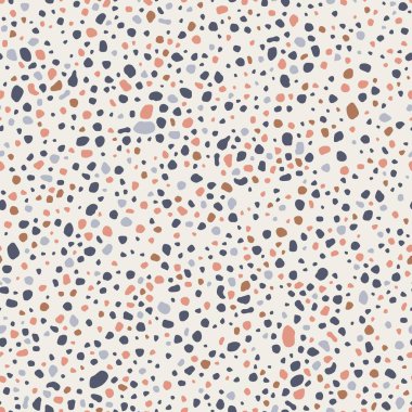 Terrazzo döşemesi 1970 'ler ya da 1980' ler tarzında pürüzsüz. Döşeme deseni ya da moda baskısı için kusursuz vektör dokusu.