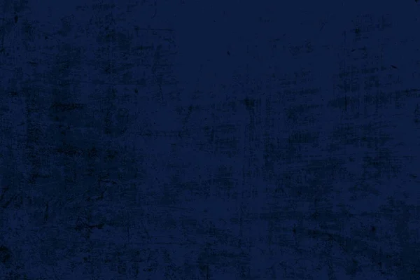グラウンジベクトルテクスチャ 濃い青の傷ブラシ付き古い壁のベクトルの背景 — ストックベクタ