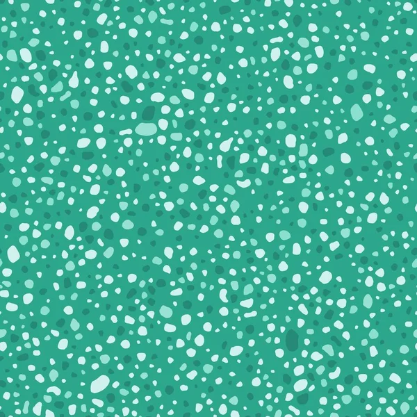 Chaotic Polka Dots Fashion Print Irregular Spots Blobs Seamless Fashion — Stock Vector
