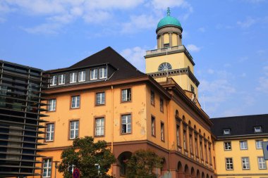 Witten şehri Almanya 'da. Belediye Binası (Rathaus).