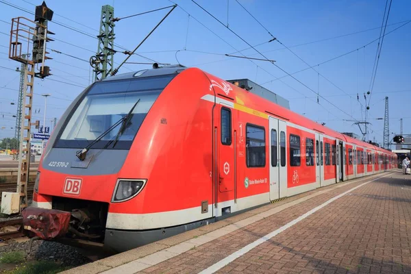 Dortmund Alemanha Setembro 2020 Comboio Passageiros Deutsche Bahn Classe 422 — Fotografia de Stock