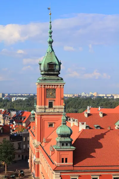 Castelo Real Varsóvia Polónia Património Mundial Unesco — Fotografia de Stock