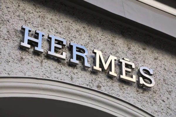 Salzburg Oostenrijk August 2022 Luxe Modewinkel Hermes Salzburg Oostenrijk High — Stockfoto