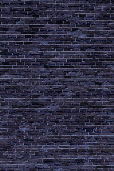 夜のレンガの壁のテクスチャ イベントポスターのためのダークネイビーブルーレトロレンガの壁の背景 — ストック写真