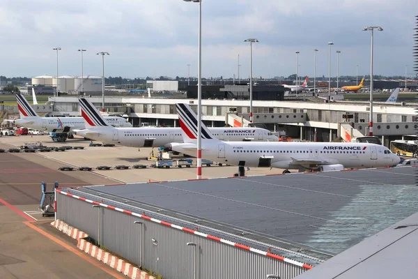 Amsterdam Niederlande Juli 2017 Air France Airbus A319 Und A320 — Stockfoto