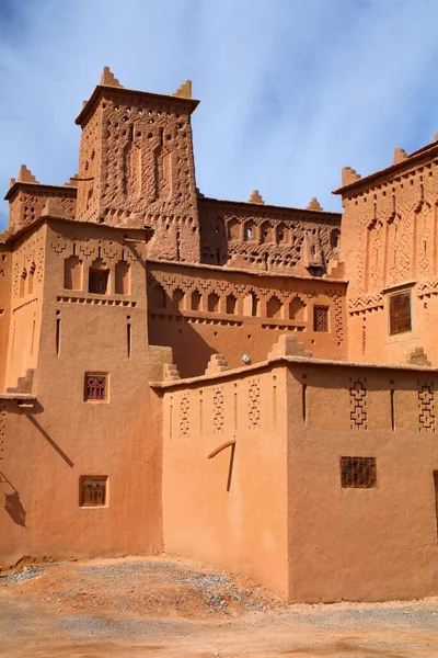Kasbah Amridil 摩洛哥 在摩洛哥的住所是用泥砖建成的 Skoura绿洲地标 — 图库照片
