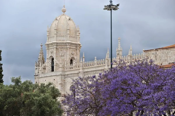 Portekiz Lizbon Belem Ilçesindeki Jeronimos Manastırı Veya Hieronymites Manastırı — Stok fotoğraf