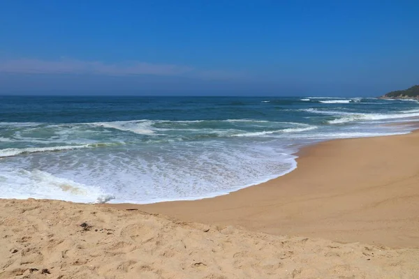 Playa Portugal Figueira Foz Portugal Playa Teimoso Océano Atlántico — Foto de Stock