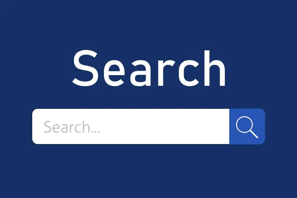 在线搜索框模板 搜索引擎网站空白搜索字段 — 图库矢量图片