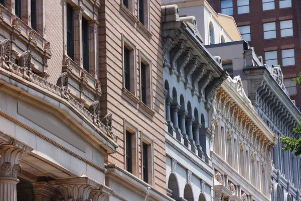 Philadelphia City Street View Centrala Philadelphia Chestnut Street — Stockfoto