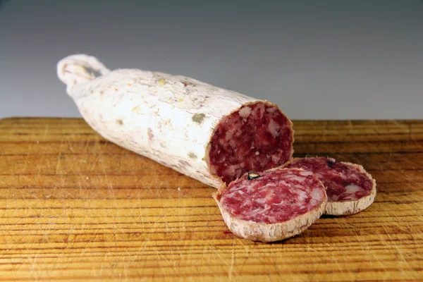 Salchichon, spanyol kolbász Jogdíjmentes Stock Fotók