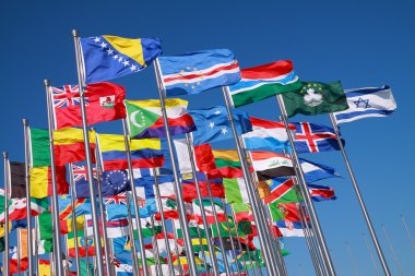 Dünya çapında ülke bayrakları