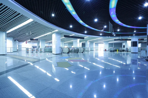 Interior of the modern architectural in subway — Stock Photo, Image