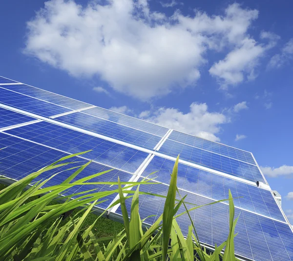 Eco power,Industrial photovoltaic installation — Stock Photo, Image