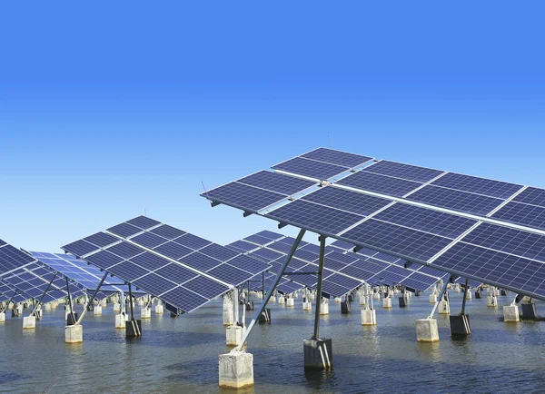 Instalación fotovoltaica industrial — Foto de Stock