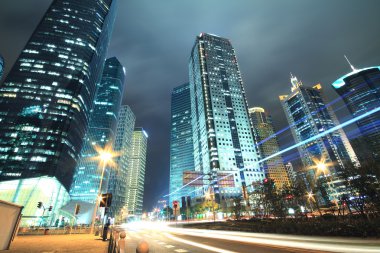 uzun pozlama fotoğraf kentsel gece karayolu trafik alacakaranlıkta
