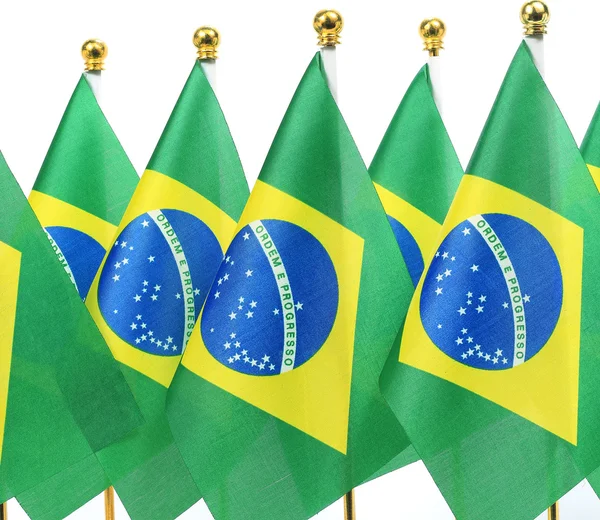 Bandeiras do Brasil — Fotografia de Stock