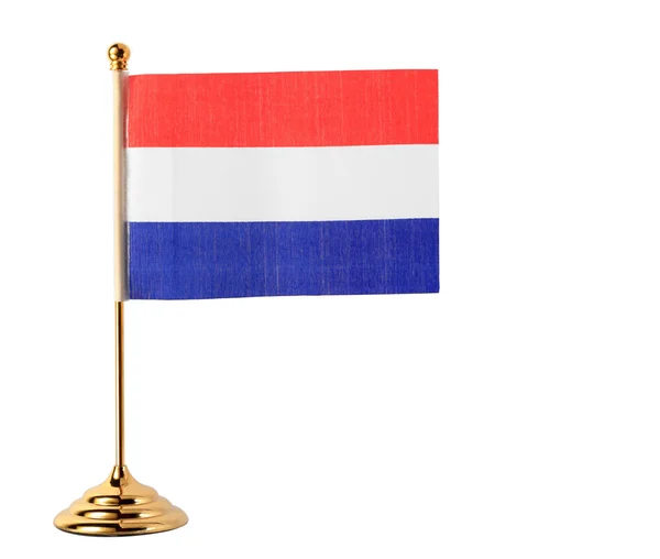 Netherlands flag isolated on white background — Stock Photo, Image