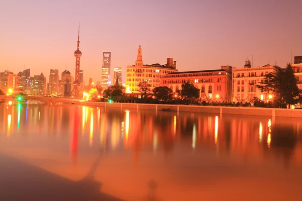 Shanghai Dawn skyline — Stock Photo, Image