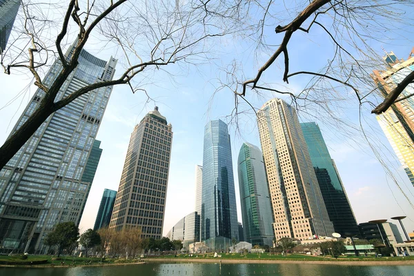 Xangai Lujiazui cidade paisagem — Fotografia de Stock