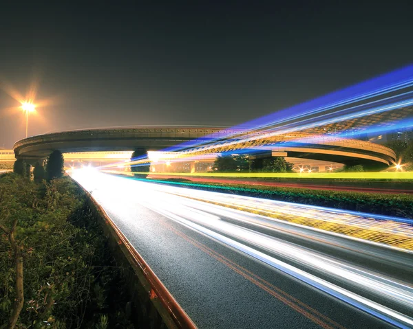Highway bridge at Night — Stock Photo, Image