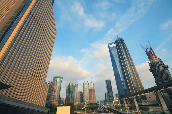 Shanghai lujiazui staden landskap — Stockfoto
