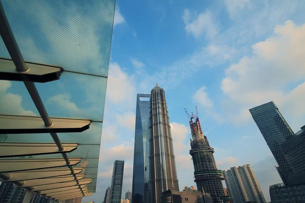 Shanghai lujiazui staden landskap — Stockfoto