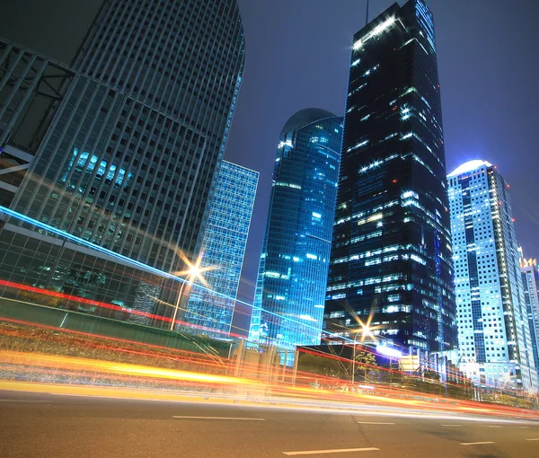 Night view of Shanghai urban landscapes Stock Picture