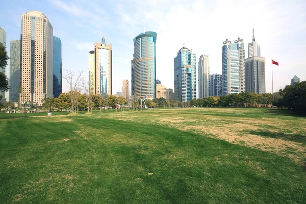 Shanghai Lujiazui paysage de la ville — Photo