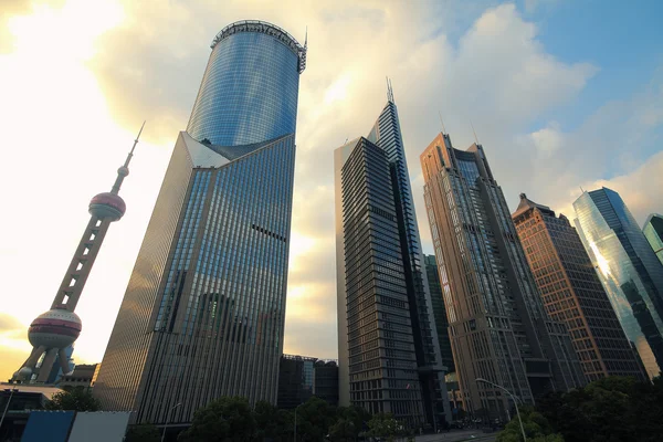 Shanghai lujiazui stad landschap — Stockfoto