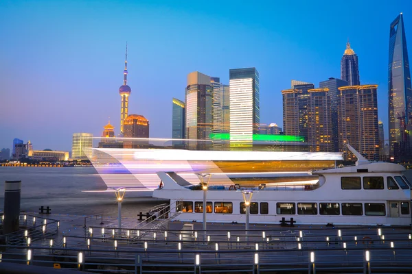 Shanghai stad landschap — Stockfoto