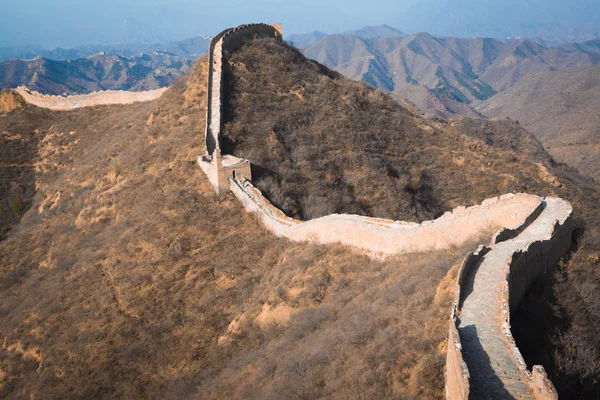 China gran muralla de en invierno —  Fotos de Stock
