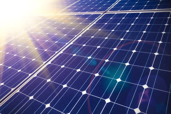 Energía solar para el desarrollo sostenible — Foto de Stock