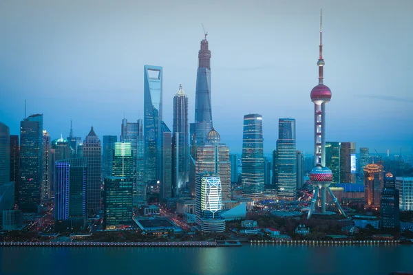 Šanghaj Panorama — Stock fotografie