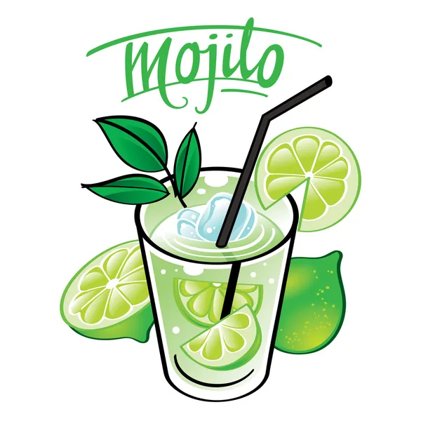 Mojito ital ital Stock Illusztrációk