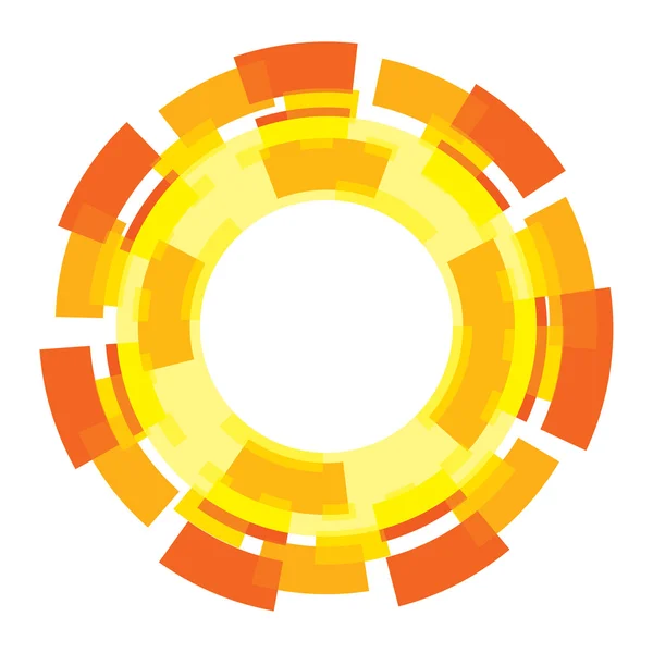 Sun graphic design element — Stock Vector