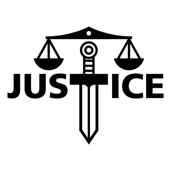 Justitie — Stockvector