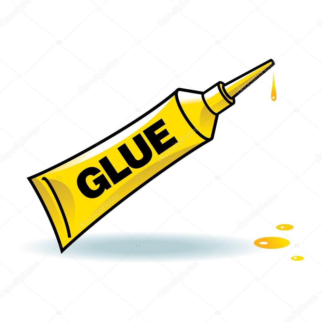 Glue yellow tube