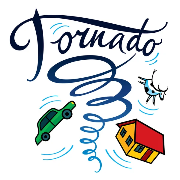 Tornado — Vettoriale Stock
