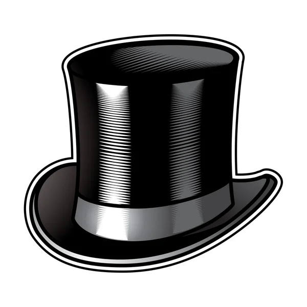 Top Hat — Stock Vector