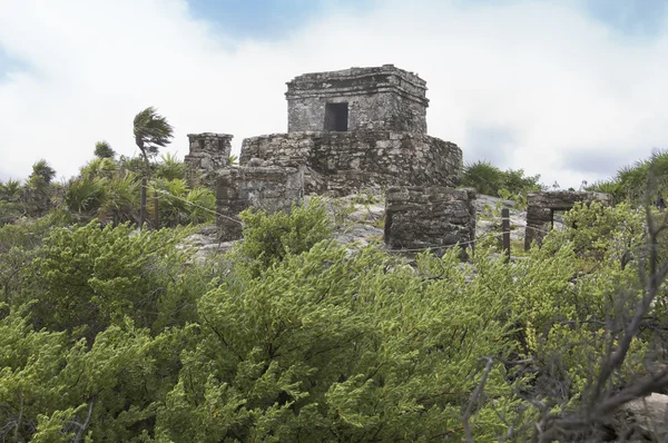 Temple of the wind in Tulum — Stock Photo, Image