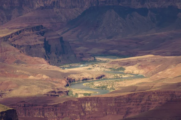 Grand Canyon a řeka Colorado — Stock fotografie