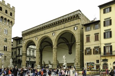 Piazza della signoria ve palazzo vecchio