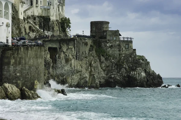 Pemandangan pantai Amalfi, Italia. — Stok Foto